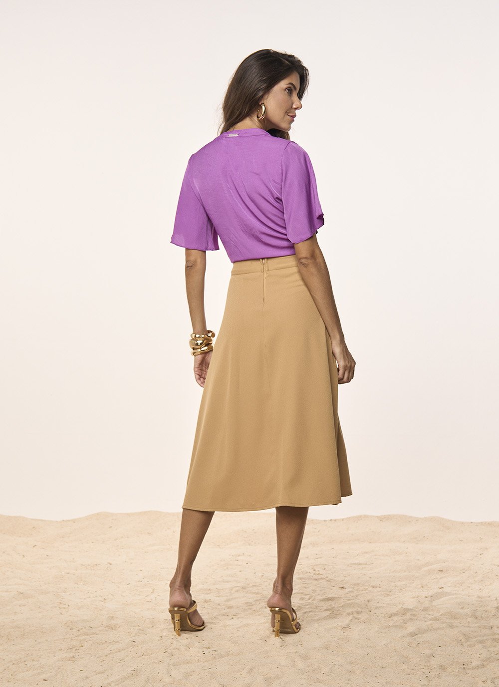 Blusa Plano Lilás Titanium Jeans